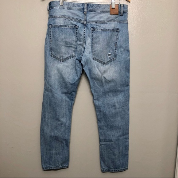 Zara Basic z1975 Lightly Distressed Jeans - Picture 4 of 5